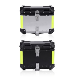 RP5510-2003 Motorcycle Aluminium top box   Top Case 55 Liters Black