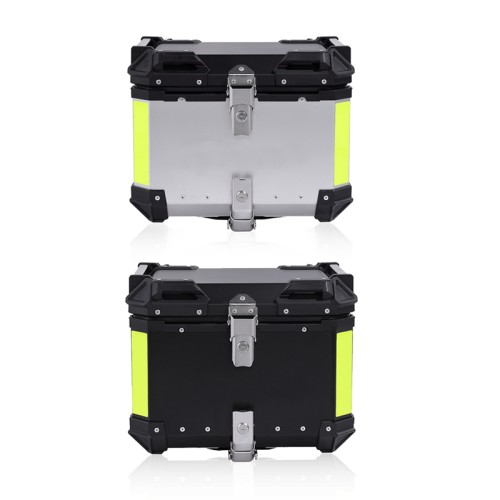 RP5510-2003 Motorcycle Aluminium top box   Top Case 55 Liters Black