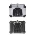 RP5510-2003 Motorcycle Aluminium top box   Top Case 55 Liters Black