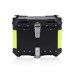 RP5510-2002 Motorcycle Aluminium top box   Top Case 45 Liters Silver
