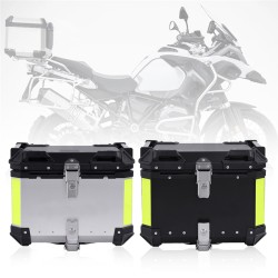 RP5510-2002 Motorcycle Aluminium top box   Top Case 45 Liters Silver