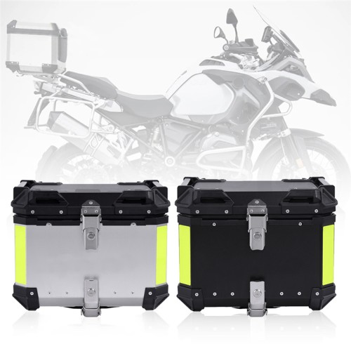 RP5510-2002 Motorcycle Aluminium top box   Top Case 45 Liters Silver