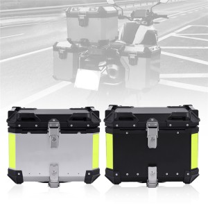RP5510-2001 Motorcycle Aluminium top box   Top Case 35 Liters Black