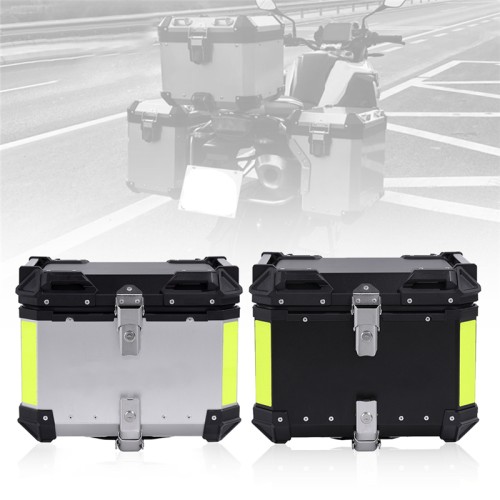 RP5510-2001 Motorcycle Aluminium top box   Top Case 35 Liters Black