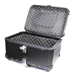 RP5510-2009 Motorbike Alu Top Case Aluminium Universal 100 litres black 565*360* 520mm
