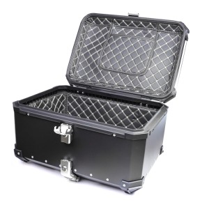 RP5510-2009 Motorbike Alu Top Case Aluminium Universal 100 litres black 565*360* 520mm