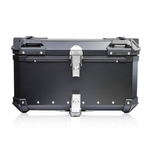 RP5510-2007 Motorcycle Aluminium top box Top Case 65 Liters Silver