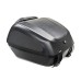 RP5510-3001B Universal leather hard top box with rack for custom bike for