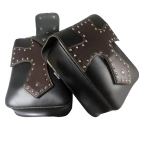 RP5530-3004B Saddle Bags Side Bags Cross Universal Cutsom Motorcycle