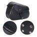 RP5530-3011B Leather Motorcycle Saddle Bag, Motorcycle Luggage Panniers