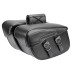 RP5530-3012B Leather Motorcycle Saddle Bag, Motorcycle Luggage Panniers