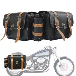 RP5530-3025BO Throw-Over saddlebags for cruiser and retro