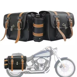 RP5530-3025BO Throw-Over saddlebags for cruiser and retro