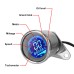 RP1140-1002C Motorcycle Digital LED LCD Odometer Speedometer Tachometer Speed Gauge