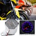 RP1140-1003C Universal Motorcycle LED Backlight Odometer Speedometer Dual Gauge Meter Km/h