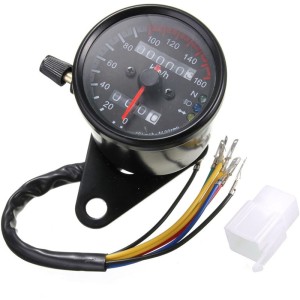 RP1140-1004B Motorcycle Odometer Speedometer Gauge LED Backlight Signal Light Universal