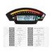 RP1140-1007B Universal Motorcycle speedometer digital  Tachometer LCD