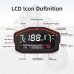 RP1140-1010B Universal Motorcycle Speedometer LCD Digital Tachometer