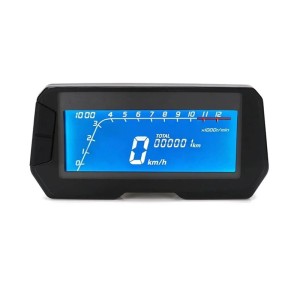 RP1140-1013B Universal Motorcycle speedometer digital   Tachometer LCD