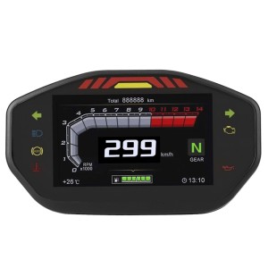 RP1140-1017B Universal Motorcycle speedometer digital Tachometer