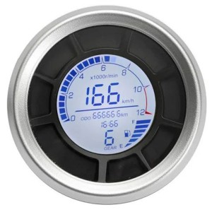 RP1140-1019B Universal Motorcycle speedometer digital   Tachometer LCD