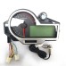 RP1140-1020B Universal Motorcycle speedometer digital Tachometer LCD