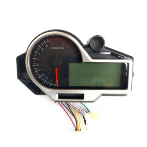 RP1140-1020B Universal Motorcycle speedometer digital Tachometer LCD