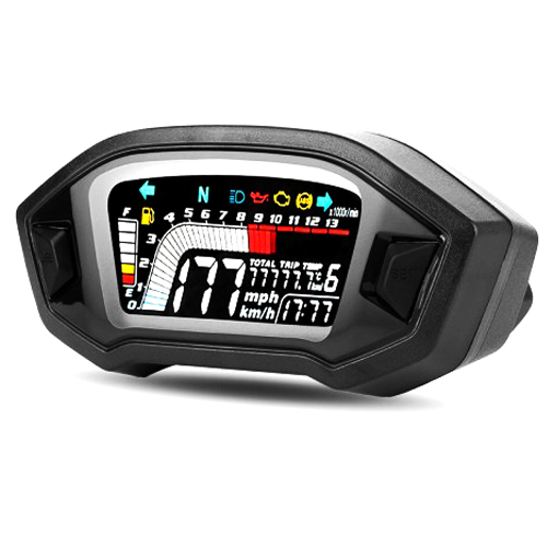 RP1140-1024B Universal Motorcycle speedometer digital Tachometer LCD