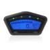 RP1140-1025B Universal Motorcycle speedometer digital Tachometer LCD