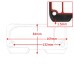 RP1140-2013 Speedometer Protector Odometer Instrument Meter Cover Guard for Honda CB650R CBR650R 2019-2023