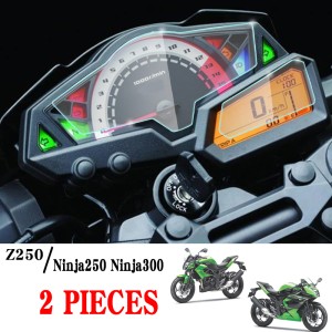 RP1140-4005E Cluster Scratch Protection Film Speedo Screen Protector for Kawasaki Ninja300/R 2013-2017 Kawasaki Z300 2015-2017