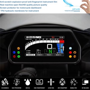 RP1140-4014 Cluster Scratch Protection Film Speedo Screen Protector for Yamaha YZF-R1/M 2015-2021