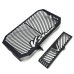 RP1060-2087B Radiator Grille Guard Protector Cover for Suzuki V-STROM DL650 2003-2011