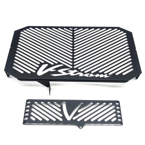 RP1060-2087B Radiator Grille Guard Protector Cover for Suzuki V-STROM DL650 2003-2011
