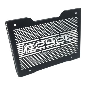RP1060-2096B Radiator Grille Guard Protector Cover for Honda Rebel 300/500 CMX300/500 2017-Later
