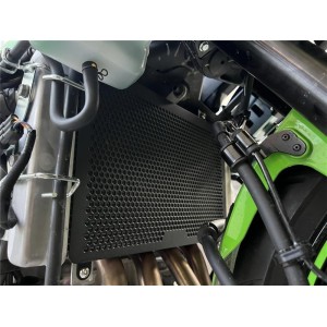RP1060-2109b Radiator Grille Guard Protector Cover for Kawasaki ZX-25R/SE 2021-Later ZX-4R/RR 2023-Later