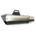 RP0520-1016 Universal 51mm Stainless steel body with Carbon fiber tip material Black exhaust pipe