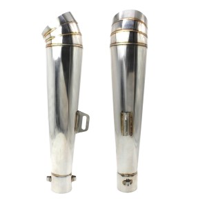 RP0520-1037D Universal stainless steel motorcycle exhaust muffler