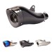 RP0520-1050 Universal Motorbike Exhaust Silencer Street Curved Stainless Steel