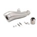 RP0520-1050 Universal Motorbike Exhaust Silencer Street Curved Stainless Steel