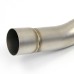 RP0530-1004T Motorcycle Exhaust Middle Link Pipe Muffler Escape for Kawasaki Z750 2004-2006  Z750S 2005-2007