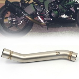 RP0530-1004T Motorcycle Exhaust Middle Link Pipe Muffler Escape for Kawasaki Z750 2004-2006  Z750S 2005-2007