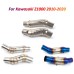 RP0530-1006T Motorcycle Exhaust Middle Link Pipe Muffler Escape for Kawasaki Z1000 2010-2020 Z1000SX 2010-2019
