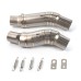 RP0530-1006T Motorcycle Exhaust Middle Link Pipe Muffler Escape for Kawasaki Z1000 2010-2020 Z1000SX 2010-2019