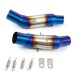 RP0530-1006T Motorcycle Exhaust Middle Link Pipe Muffler Escape for Kawasaki Z1000 2010-2020 Z1000SX 2010-2019
