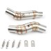 RP0530-1006T Motorcycle Exhaust Middle Link Pipe Muffler Escape for Kawasaki Z1000 2010-2020 Z1000SX 2010-2019