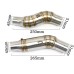 RP0530-1006T Motorcycle Exhaust Middle Link Pipe Muffler Escape for Kawasaki Z1000 2010-2020 Z1000SX 2010-2019