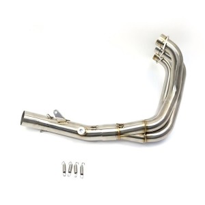 RP0530-1024T Motorcycle Exhaust Pipe Silencer Front Connecting Rod for Yamaha MT-09 Tracer 2016-2021