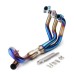 RP0530-1025T Motorcycle Exhaust Pipe Silencer Front Connecting Rod for Yamaha MT-09 FZ-09 2013-2020