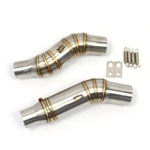 RP0530-1027 Motorcycle Exhaust Middle Link Pipe Muffler Escape for Kawasaki Z1000 2010-2021 Z1000SX 2011-2019